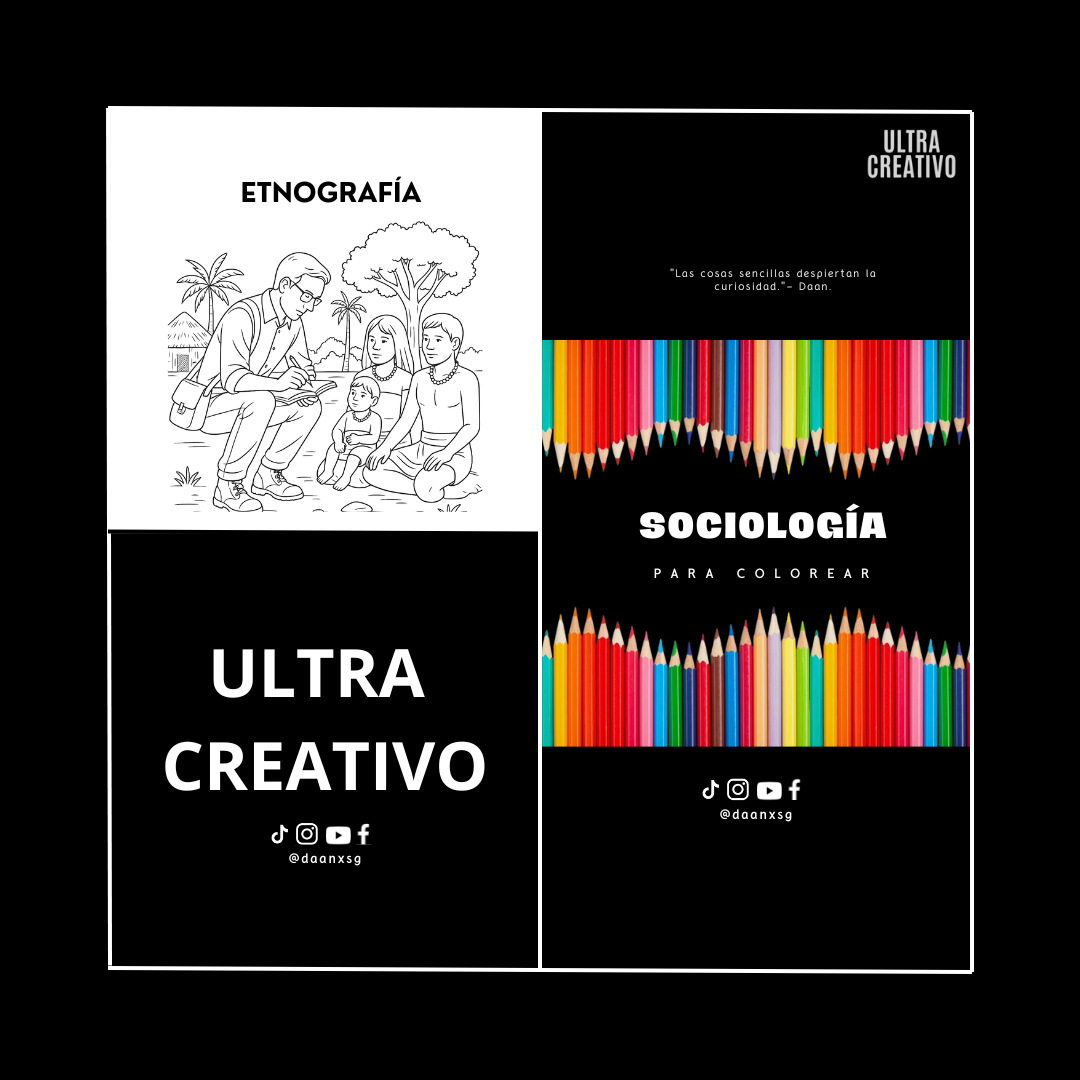 Sociología Para Colorear | Ultra Creativo